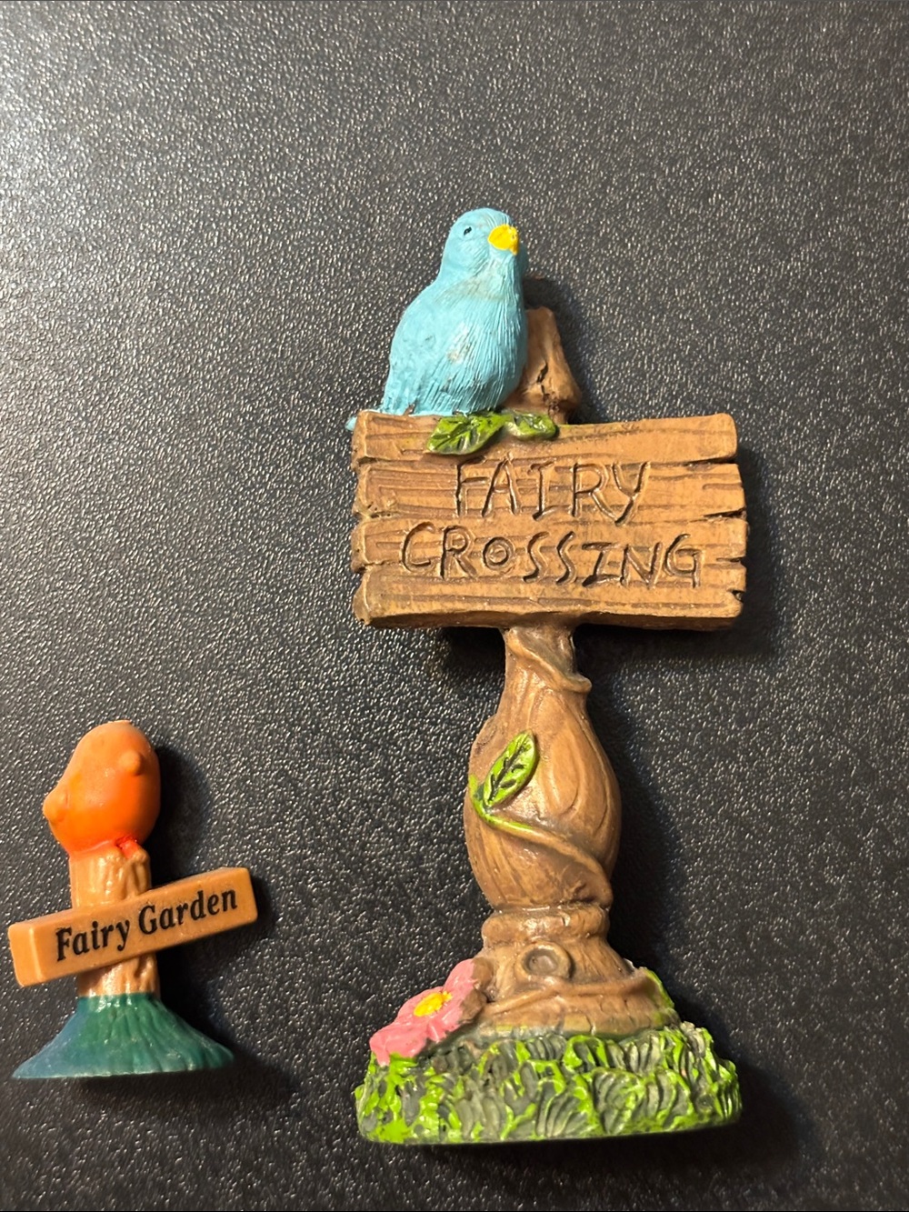 Blue Bird Fairy Crossing Garden Accent - Decorative Home Accent